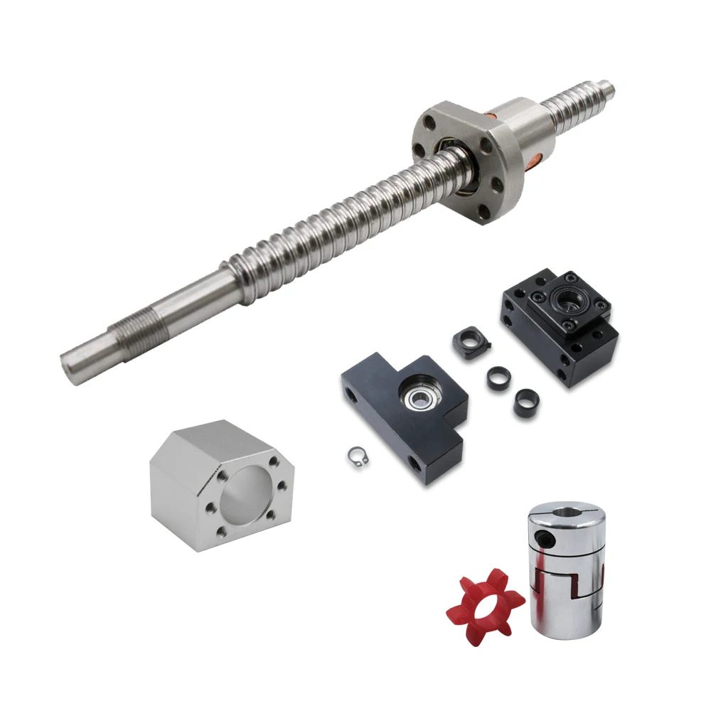 2 conjuntos de trilhos guia li - Hgr20 Linear Guide Rail Ballscrew Set avaliação e preço