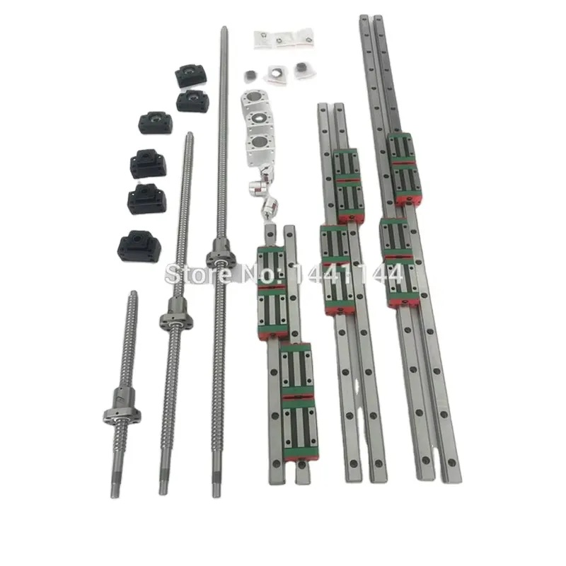 6 conjuntos de trilhos lineare - Hgr20 Linear Guide Rail Ballscrew Set avaliação e preço