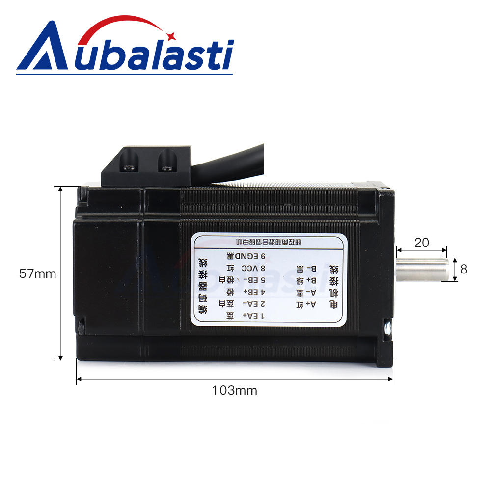 Kit de Motor de Passo Aubalast - Nema 23 Closed Loop Stepper Motor Driver Kit avaliação e preço